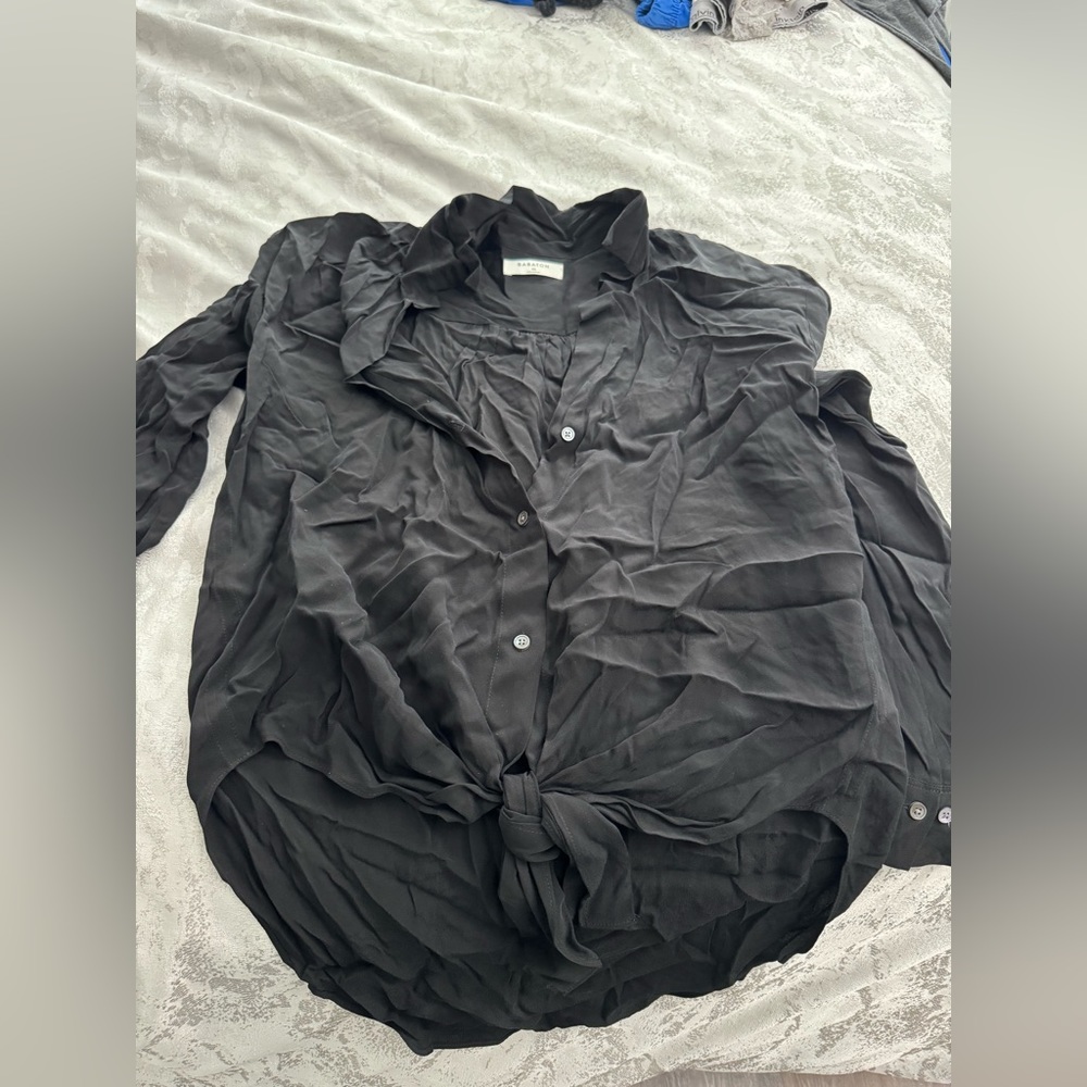 Babaton Black Button Down - image 3